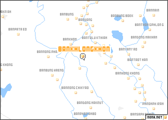 map of Ban Khlong Khon