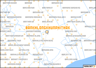 map of Ban Khlong Khun Phithak