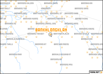 map of Ban Khlong Klam