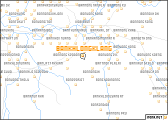 map of Ban Khlong Klang