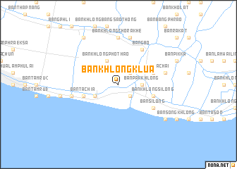 map of Ban Khlong Klua