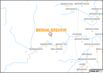 map of Ban Khlong Krim