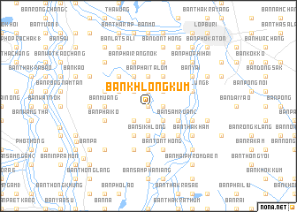 map of Ban Khlong Kum