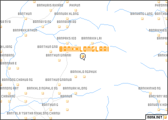 map of Ban Khlong La-ai