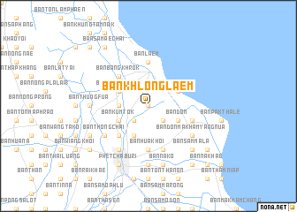 map of Ban Khlong Laem