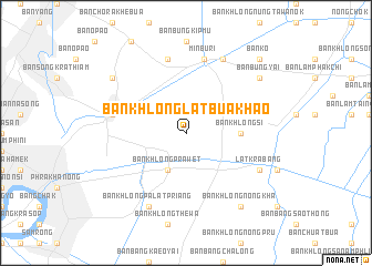 map of Ban Khlong Lat Bua Khao