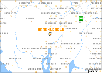 map of Ban Khlong Lu