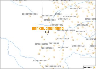 map of Ban Khlong Manao