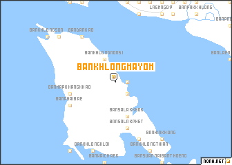 map of Ban Khlong Mayom