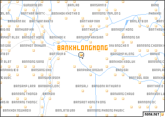 map of Ban Khlong Mong