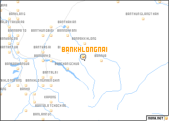 map of Ban Khlong Nai