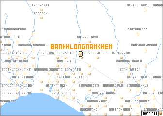 map of Ban Khlong Nam Khem