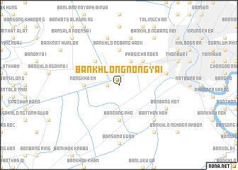 map of Ban Khlong Nong Yai