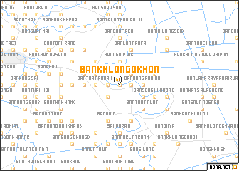 map of Ban Khlong O Khon