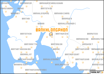 map of Ban Khlong Phon