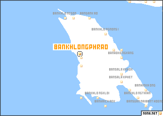 map of Ban Khlong Phrao