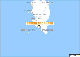 map of Ban Khlong Phrao