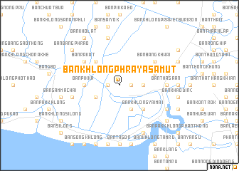 map of Ban Khlong Phraya Samut