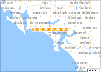 map of Ban Khlong Pla Duk