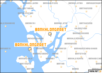 map of Ban Khlong Raet