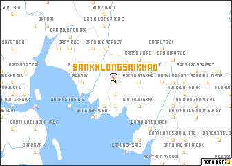 map of Ban Khlong Sai Khao