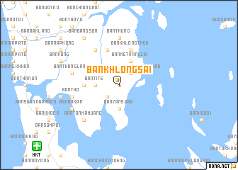 map of Ban Khlong Sai