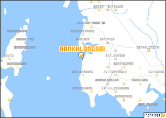 map of Ban Khlong Sai