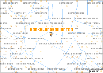map of Ban Khlong Samian Tra