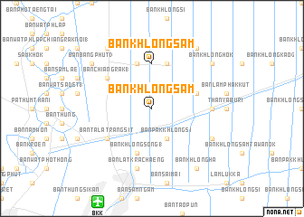 map of Ban Khlong Sam