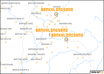 map of Ban Khlong Sano