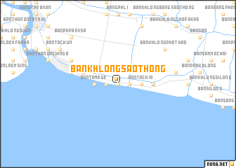 map of Ban Khlong Sao Thong