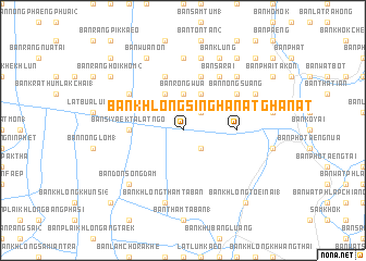 map of Ban Khlong Singhanat