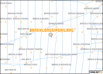 map of Ban Khlong Sip Sai Lang