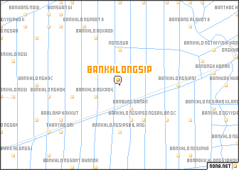 map of Ban Khlong Sip