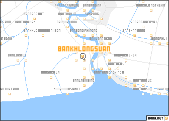 map of Ban Khlong Suan