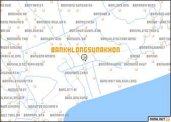 map of Ban Khlong Sunak Hon