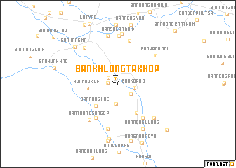 map of Ban Khlong Ta Khop