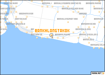 map of Ban Khlong Ta Kok