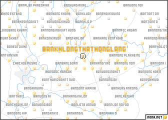 map of Ban Khlong Tha Thong Lang