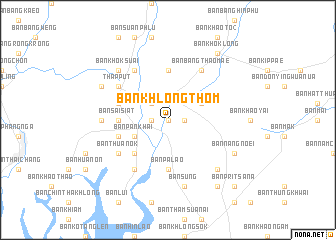 map of Ban Khlong Thom