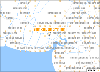 map of Ban Khlong Yai Mai