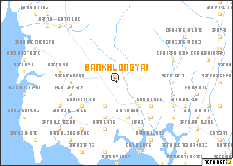 map of Ban Khlong Yai