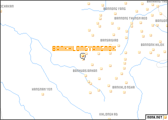 map of Ban Khlong Yang Nok