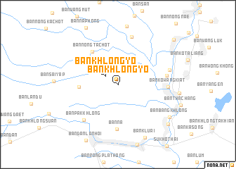 map of Ban Khlong Yo