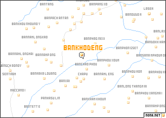 map of Ban Khodèng
