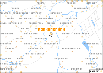 map of Ban Khok Chom