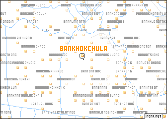 map of Ban Khok Chula