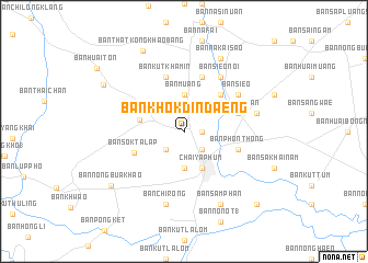 map of Ban Khok Din Daeng