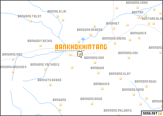 map of Ban Khok Hin Tang