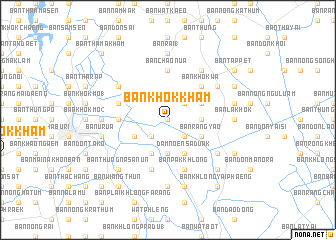 map of Ban Khok Kham